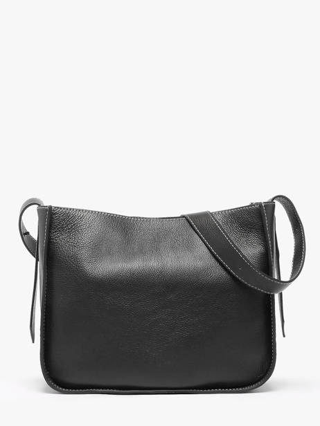 Schoudertas M Foudre Leder Etrier Zwart foudre EFOD087M ander zicht 4